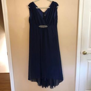 Navy Evening Dress
